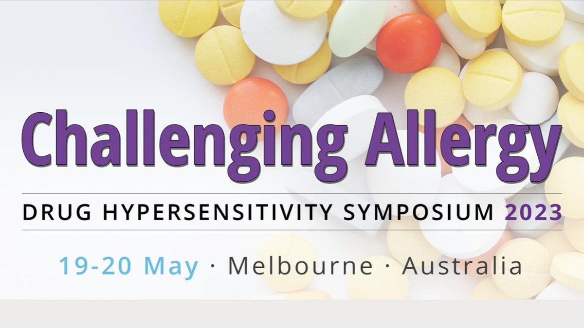 National Allergy Centre of Excellence (@naceresearch) on Twitter photo NACE Drug Allergy Stream Co-chair A/Prof <a href="/TrubianoJason/">Jason Trubiano 🆔</a> is leading the Challenging Allergy: Drug Hypersensitivity Symposium, which kicks off in Melbourne today.
Learn more 💊💉🩺bit.ly/3pWt8xF
#DHS2023 <a href="/Austin_Health/">Austin Health</a> <a href="/CAAR_Aus/">Centre for Antibiotic Allergy & Research</a> <a href="/TheDohertyInst/">Doherty Institute</a> NACE Drug Allergy Stream Co-chair A/Prof <a href="/TrubianoJason/">Jason Trubiano 🆔</a> is leading the Challenging Allergy: Drug Hypersensitivity Symposium, which kicks off in Melbourne today.
Learn more 💊💉🩺bit.ly/3pWt8xF
#DHS2023 <a href="/Austin_Health/">Austin Health</a> <a href="/CAAR_Aus/">Centre for Antibiotic Allergy & Research</a> <a href="/TheDohertyInst/">Doherty Institute</a>