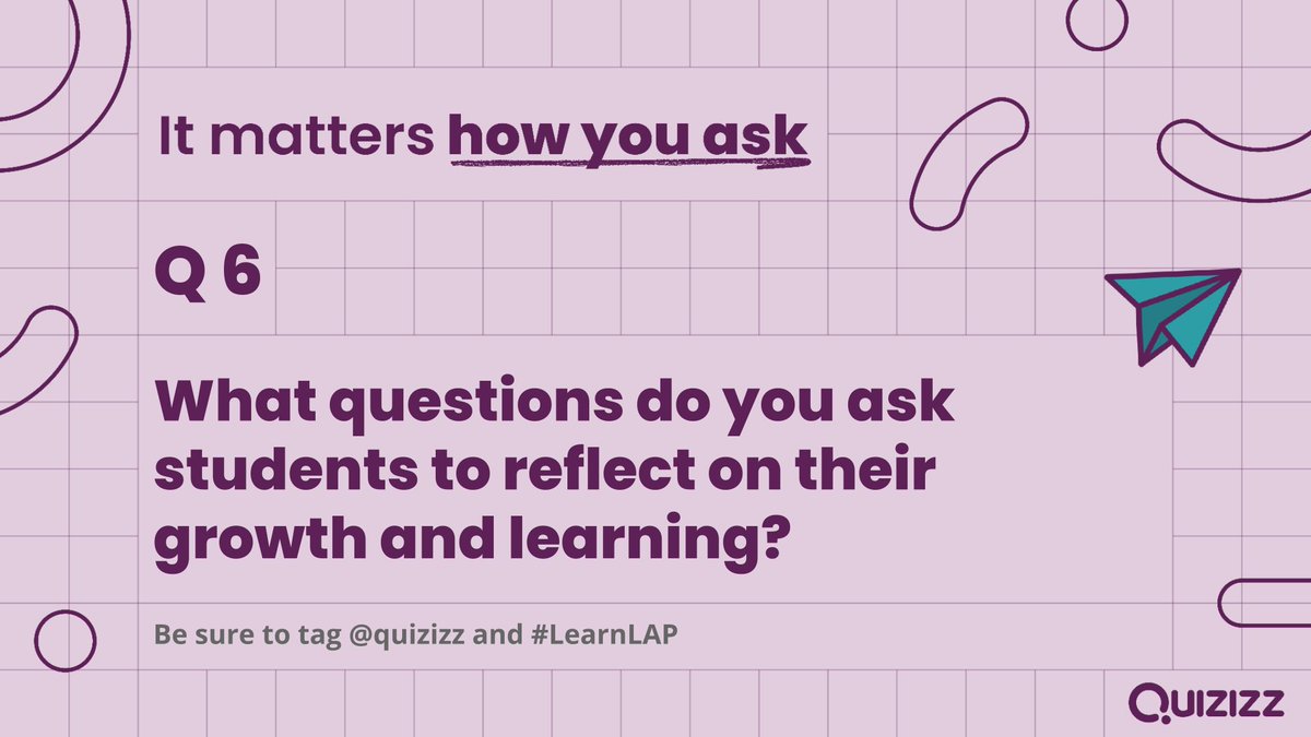 waygroundai's tweet image. Q6: What questions do you ask students to reflect on their growth and learning? #LearnLAP