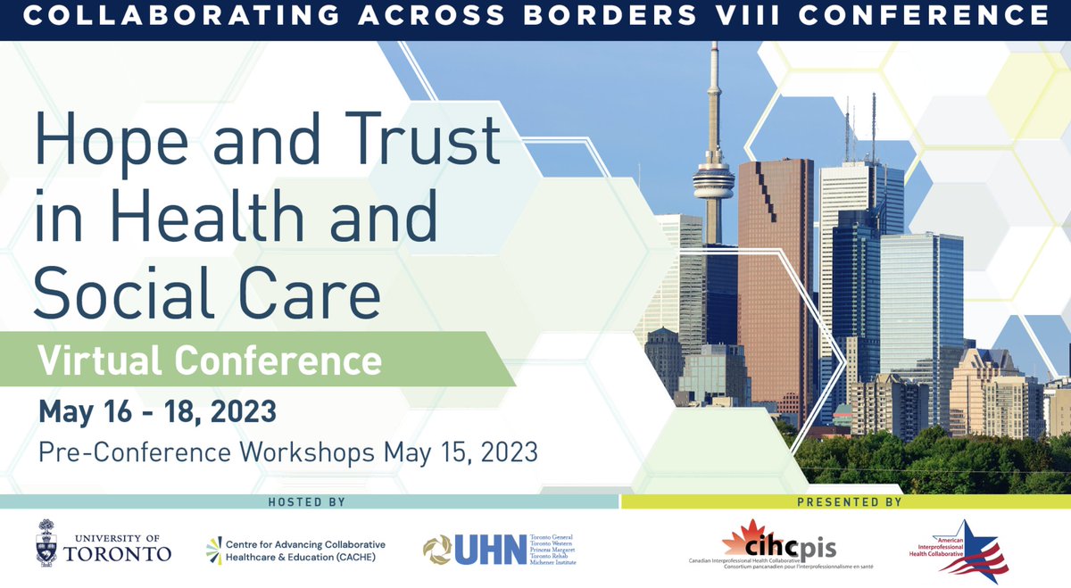 TIER at UHN (@tier_uhn) on Twitter photo Cannot believe it is already Day 3 of the CABVIII virtual conference, it has been wonderful to connect with professionals all over North America and beyond! Huge thank you to the <a href="/IPEUofT/">UofT's CACHE</a> Team for hosting! #CABVIII #CAB2023
<a href="/CAB_VIII_2023/">Collaborating Across Borders</a> @CIHC_ca Cannot believe it is already Day 3 of the CABVIII virtual conference, it has been wonderful to connect with professionals all over North America and beyond! Huge thank you to the <a href="/IPEUofT/">UofT's CACHE</a> Team for hosting! #CABVIII #CAB2023
<a href="/CAB_VIII_2023/">Collaborating Across Borders</a> @CIHC_ca