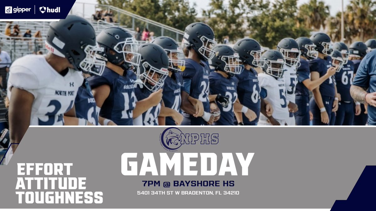 FINALLY!!!! Gameday is here! We are on the road for our spring game at Bayshore High School! Come support the kids as we look to end our spring on a high note!!
#EAT