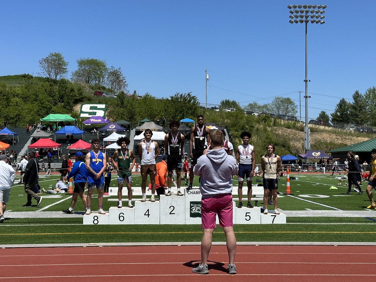 Congratulations to Carter Betz on having a great day at the WPIAL Track &amp; Field championships yesterday.

Carter came in 4th place in the 200’s and 7th in the 100’s.  With this he will be competing in the state championships in both events.

Way to go Carter.
#SpartanPride