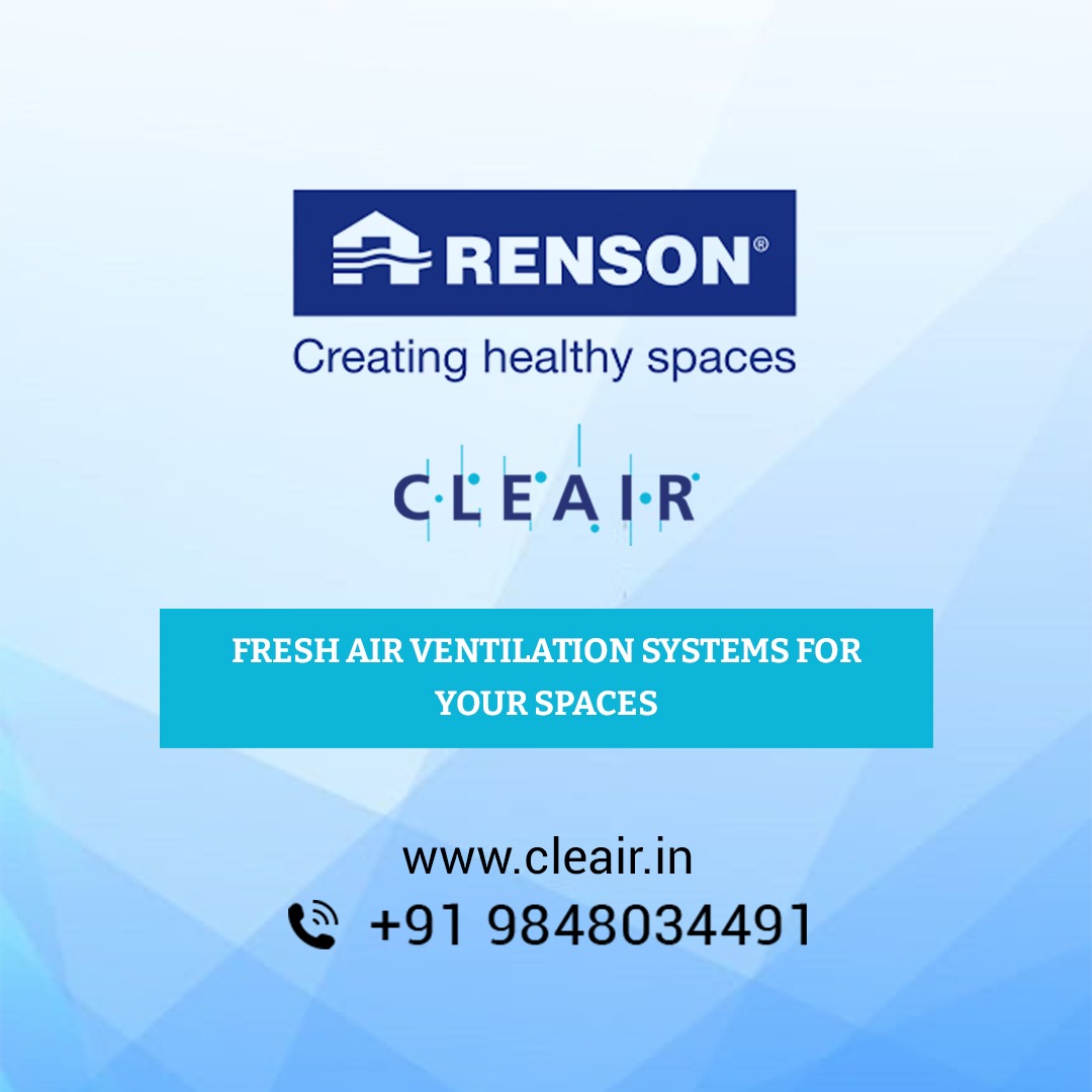 cleairvm's tweet image. Breathe easy with clean indoor air. Protect your health and well-being by installing our Fresh Air Ventilation Systems today.
Connect with us to know more!

#cleair #renson #freshairsystem #freshair #breatheeasy #protectyourhealth #freshairventilation #freshventilation