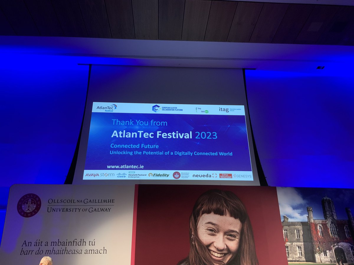 AtlanTec (@atlantecfest) on Twitter photo And that’s a wrap for #Atlantec 2023! It has been a tremendous two weeks. Big thank you to our sponsors <a href="/uniofgalway/">Ollscoil na Gaillimhe | University of Galway</a> <a href="/itagTech/">itag - Innovation Technology AtlanTec Gateway</a> <a href="/Fidelity/">Fidelity Investments</a> <a href="/CiscoUKI/">Cisco UK & Ireland</a> <a href="/Avaya/">Avaya</a> <a href="/Genesys/">Genesys</a> <a href="/HPE_UKI/">HPE UK and Ireland</a> <a href="/StormTechLtd/">Storm Technology Ltd</a> <a href="/neuedaltd/">Neueda</a> <a href="/galwayad/">Galway Advertiser</a> <a href="/DXCTechnology/">DXC Technology</a> <a href="/Liberty_IT/">Liberty IT</a> <a href="/GuruteamIreland/">GuruTeam</a> <a href="/RenttheRunway/">Rent the Runway</a>
#TecCommunity And that’s a wrap for #Atlantec 2023! It has been a tremendous two weeks. Big thank you to our sponsors <a href="/uniofgalway/">Ollscoil na Gaillimhe | University of Galway</a> <a href="/itagTech/">itag - Innovation Technology AtlanTec Gateway</a> <a href="/Fidelity/">Fidelity Investments</a> <a href="/CiscoUKI/">Cisco UK & Ireland</a> <a href="/Avaya/">Avaya</a> <a href="/Genesys/">Genesys</a> <a href="/HPE_UKI/">HPE UK and Ireland</a> <a href="/StormTechLtd/">Storm Technology Ltd</a> <a href="/neuedaltd/">Neueda</a> <a href="/galwayad/">Galway Advertiser</a> <a href="/DXCTechnology/">DXC Technology</a> <a href="/Liberty_IT/">Liberty IT</a> <a href="/GuruteamIreland/">GuruTeam</a> <a href="/RenttheRunway/">Rent the Runway</a>
#TecCommunity