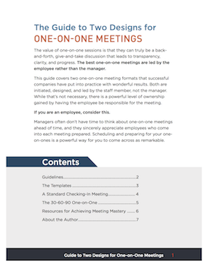 [GUIDE] One-on-One: Standard Checking-In Meeting by Paul Axtell lucidmeetings.com/templates/paul…  #bettermeetings