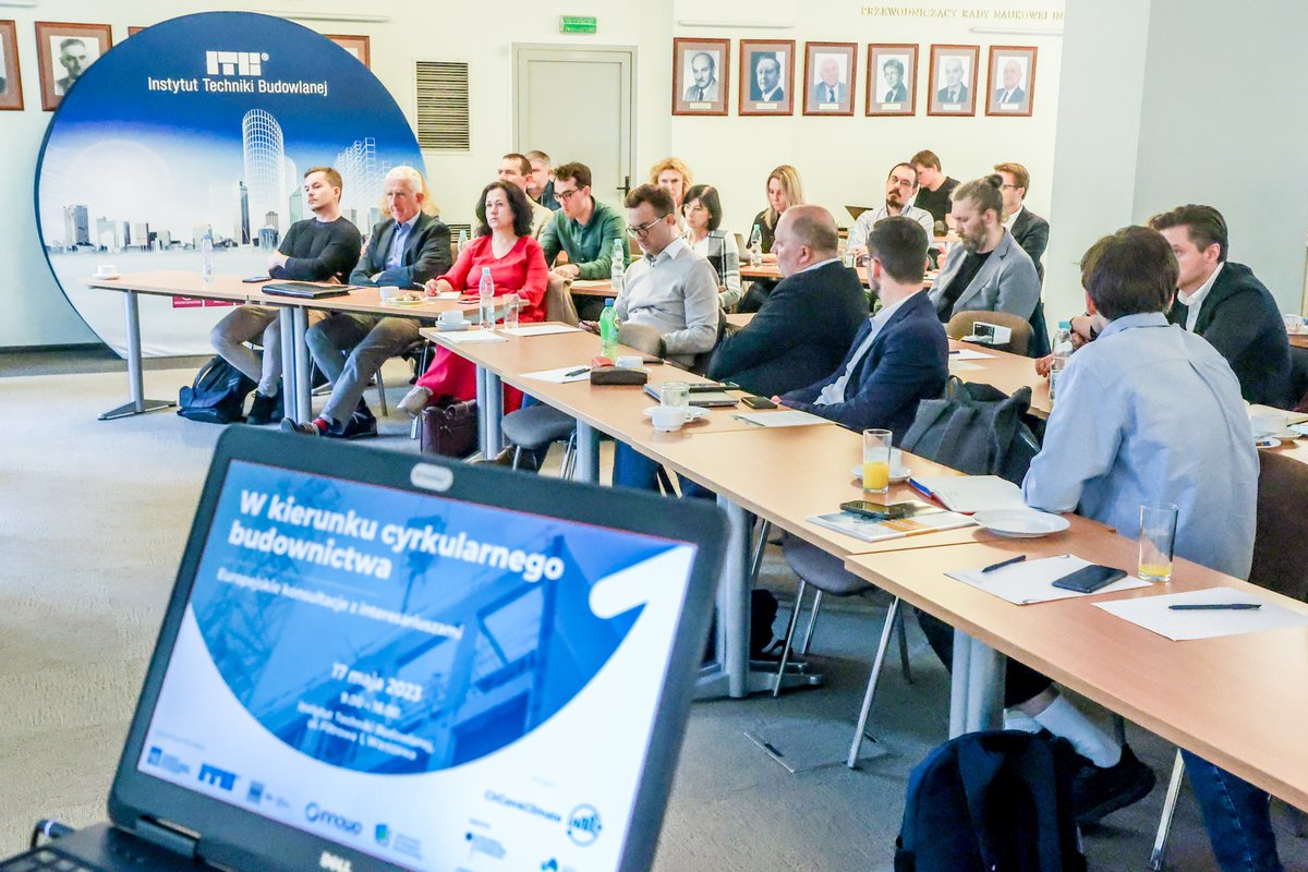 On May 17th <a href="/innowo_org/">INNOWO</a>  and <a href="/ITB_pl/">Instytut Techniki Budowlanej</a>  held the first part of consultations with the built environment stakeholders as part of the CirCon4Climate project.

We would like to thank all (over 50) participants for their engagement and valuable input into discussion.