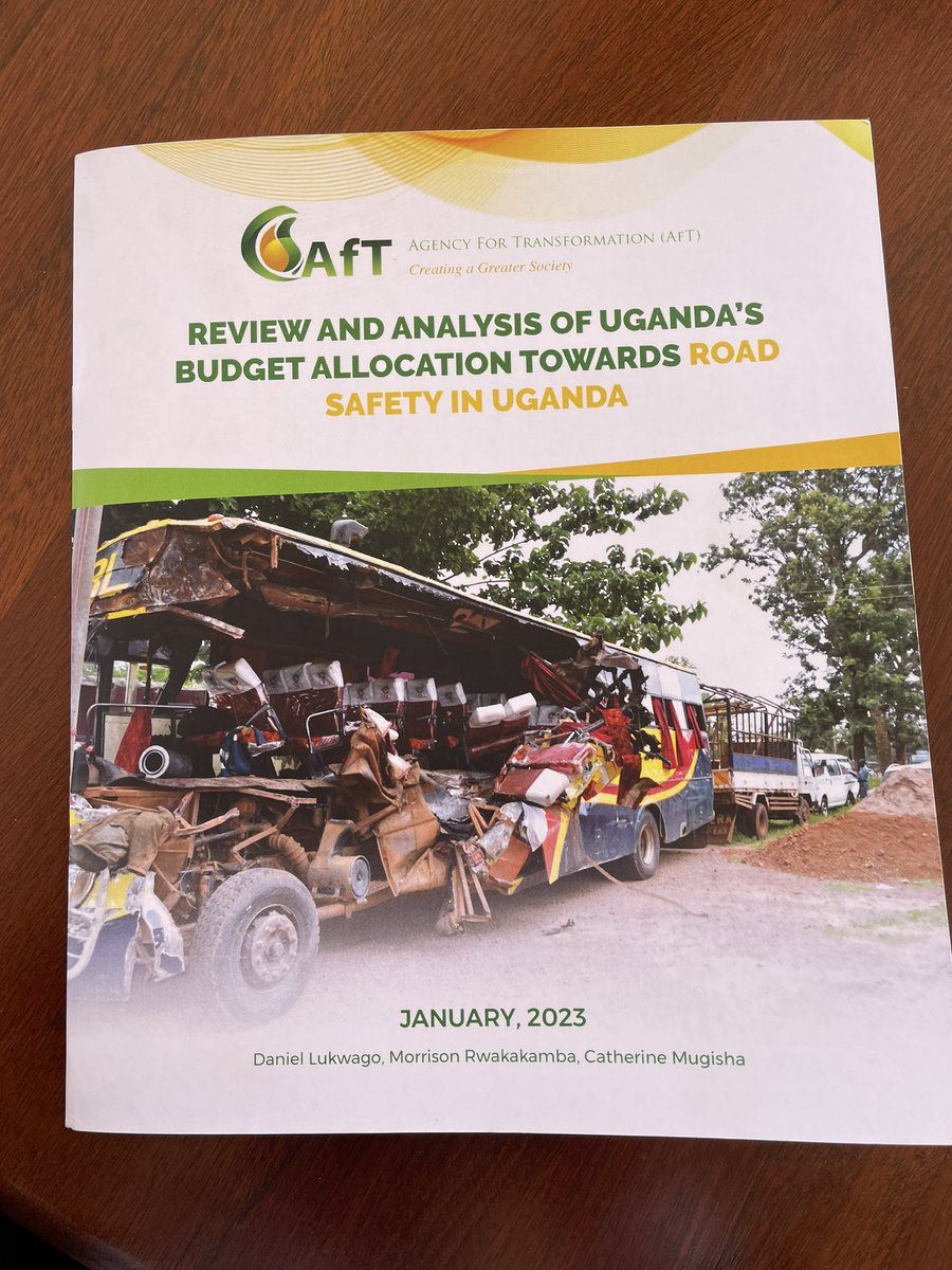 We also presented to them the trends of the previous road safety budget allocations and why it’s important for policy makers to pick interest in this area!