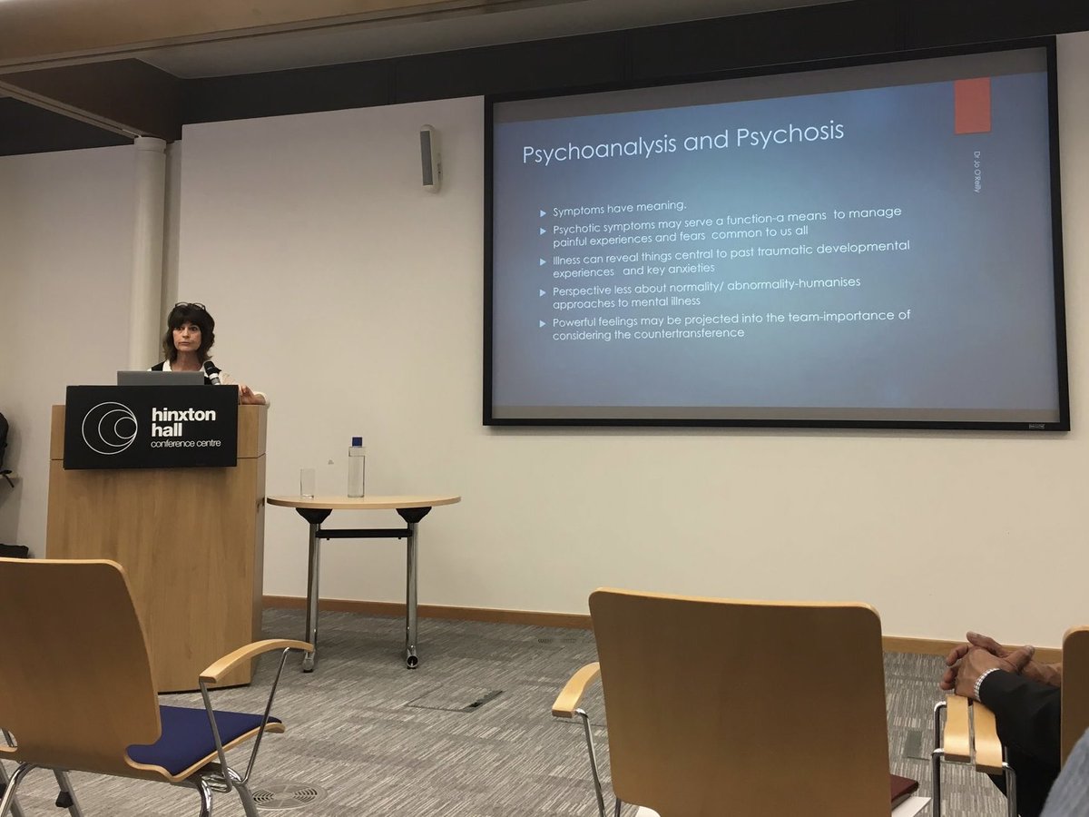 Deepika Sharma (@drdeesharma) on Twitter photo Inspiring to hear Dr Jo O’Reilly talk today outlining 6 key principles of a psychodynamic approach to psychiatry & specifically psychosis. Was great to have a chance to chat to her afterwards about opportunities to learn more about medical psychotherapy <a href="/Choose_Psych/">Choose Psychiatry</a> #RCPsych Inspiring to hear Dr Jo O’Reilly talk today outlining 6 key principles of a psychodynamic approach to psychiatry & specifically psychosis. Was great to have a chance to chat to her afterwards about opportunities to learn more about medical psychotherapy <a href="/Choose_Psych/">Choose Psychiatry</a> #RCPsych