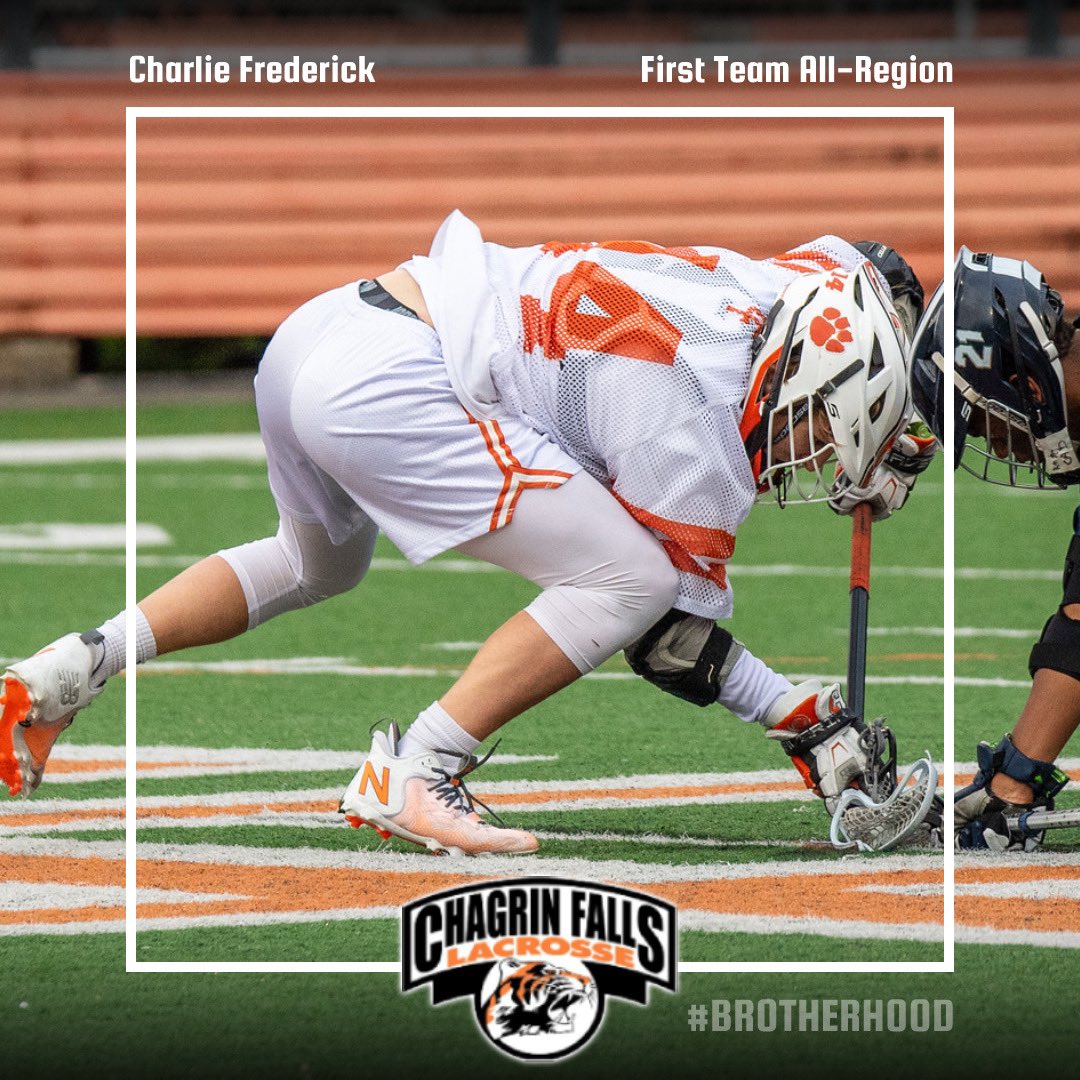 Congratulations to our six Division II, Region VI - First Team All-Region players. 

Sean McKee- So. - Attack
James Kosmides - Sr. - Defense
Joey McCamon - Jr. - Goalie
Charlie Frederick - Sr. - FOGO
Grant Alberts - Jr. - Defense
Max Crandall - Sr. - Midfield

#Brotherhood