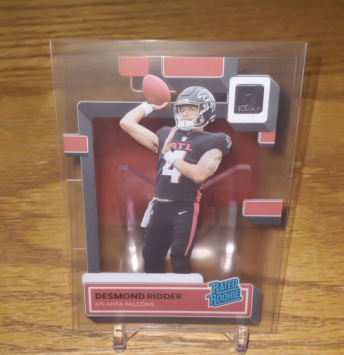 JUSTBUYSPORTSC1's tweet photo. DESMOND RIDDER DONRUSS CLEARLY ROOKIE CARD https://t.co/ncJPOHQVSy