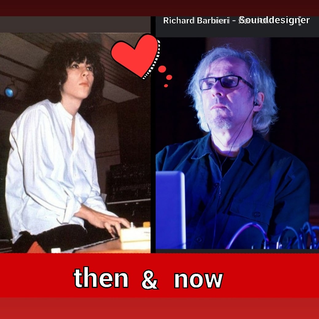 Then and now Richard Barbieri 🥰😍💘 (by me) #richardbarbieri #synthinnovator #keyboardist #sounddesigner #composer #japantheband #PorcupineTree