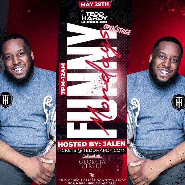 Jalenbackuppage's tweet photo. Memorial Day!!! I will be the new host of Funny Mondays Downtown at Georgia Street rhythm and blues… Repost contest I will be giving away $50 to a random person when I get 50 retweets so RT AND LIKE the Contest ends in 48 hours !! And I got some free tickets to giveaway as well! https://t.co/uvI0HIvNho