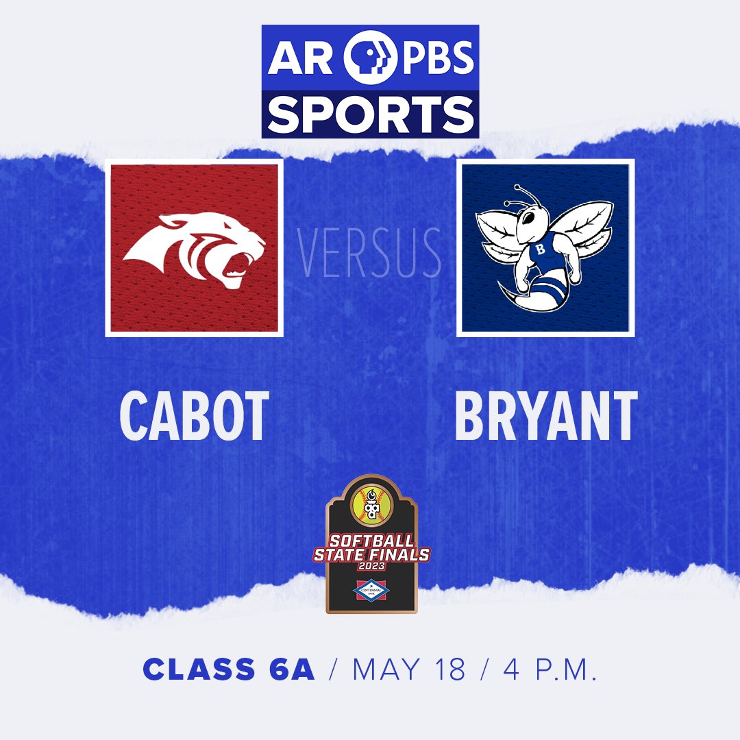 Cabot Public Schools (@cabotsd) on Twitter photo Today is the State Softball Championship!! Full coverage of the game can be viewed on <a href="/ArkansasPBS/">Arkansas PBS</a> YouTube channel. We will also be posting updates on Facebook, Instagram, Twitter! <a href="/CabotAthDept/">Cabot Athletic Dept.</a> <a href="/CabotHigh/">Cabot High School</a> Today is the State Softball Championship!! Full coverage of the game can be viewed on <a href="/ArkansasPBS/">Arkansas PBS</a> YouTube channel. We will also be posting updates on Facebook, Instagram, Twitter! <a href="/CabotAthDept/">Cabot Athletic Dept.</a> <a href="/CabotHigh/">Cabot High School</a>