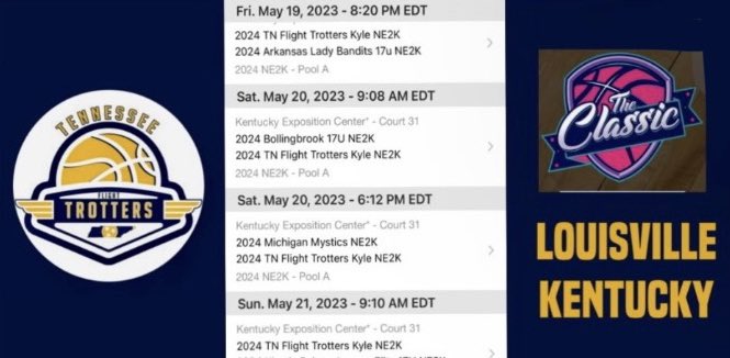 AmandaP2024's tweet photo. here's my schedule for the classic!
@24FlightTrotter https://t.co/27ILE9bZR7