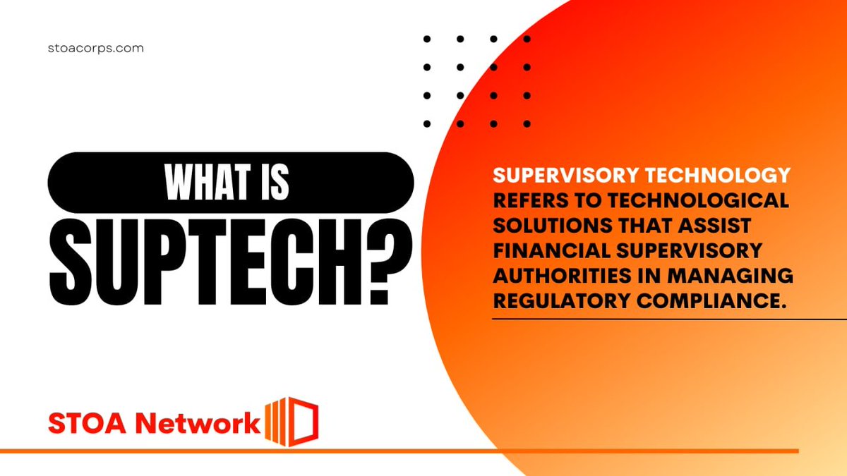 🤔Supervisory agencies ensure that all the rules and regulations are complied with by financial institutions. 
 
💡#SupTech provides tech tools to regulatory authorities to improve efficiency through automation.

🌐 stoacorps.com

#StoaNetwork #Blockchain #Web3 #Crypto