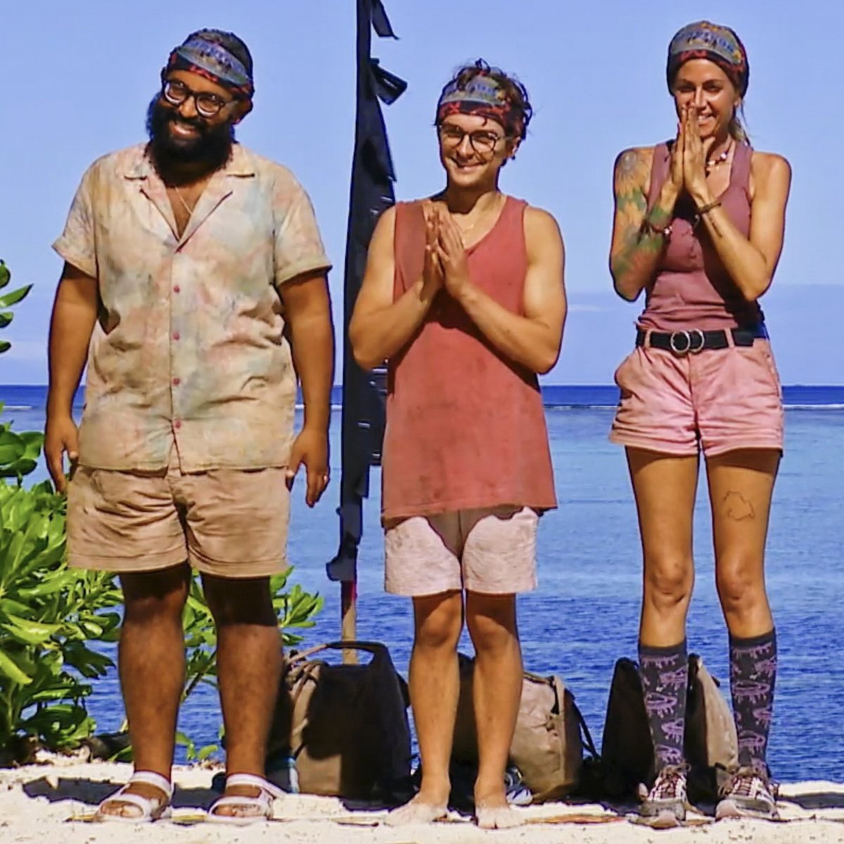 From outnumbered at the merge 5💚to 4🧡 to 3💜 and underestimated by every other tribe now to the #Survivor Finale having kept fully intact, I am still in awe to be part of the 3 stooges or Tika 3 💜💜💜

“It is not in numbers, but in unity, that our great strength lies”  - Paine