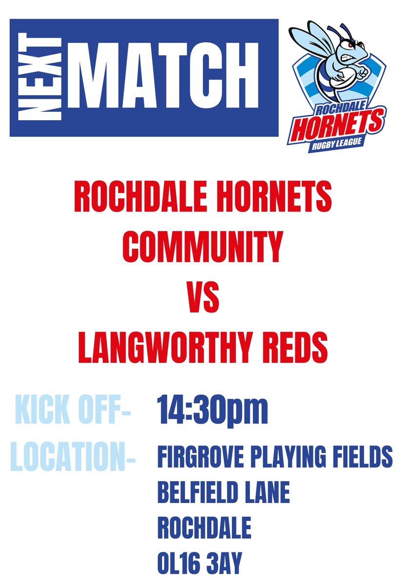 Rochdale Hornets Community Rugby League Club (@hornetscomm) on Twitter photo 
