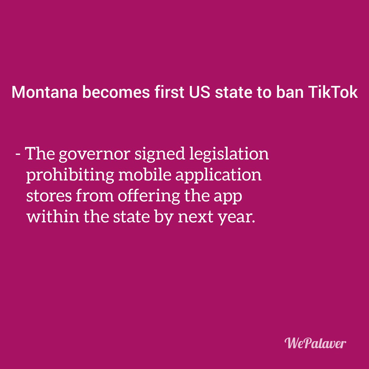 The move is among the most dramatic in a series of US escalations against TikTok. 

#จัดตั้งรัฐบาล #JENNIE #FastX #ChampionsLeague #ManCity #ManCityRealMadrid #รัฐบาลก้าวไกล #엔젤파트원_천사가맞잖아 <a href="/tiktok_us/">TikTok US</a> <a href="/nytimes/">The New York Times</a> <a href="/cnnbrk/">CNN Breaking News</a> <a href="/BBCBreaking/">BBC Breaking News</a> <a href="/FinancialTimes/">Financial Times</a>