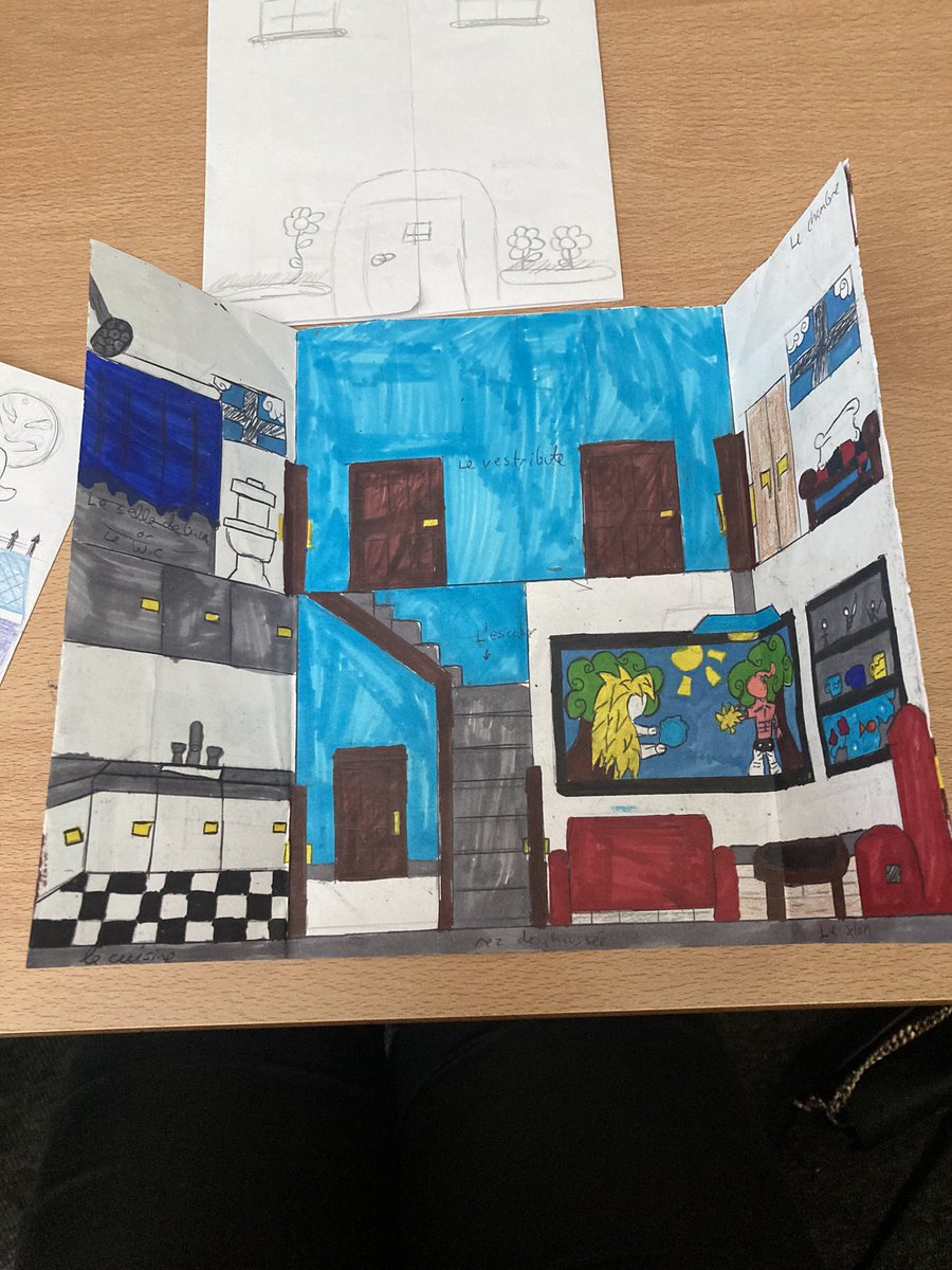 lisajanebuffini's tweet image. 1st year French students finished designing and labelling their Maisons for homework. @FingalCC #mfl #excellenceineducation #learningfrench