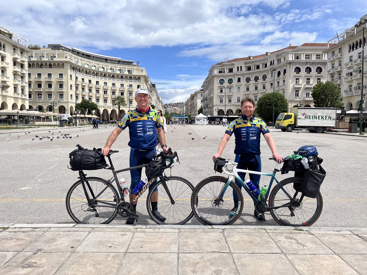 nestofotters's tweet photo. 🏁We made it!!! A long journey and an unforgettable experience. Delighted that Mr Mitsokakis was part of the welcoming committee🤷‍♂️

https://t.co/m7BRNGQt63

@LDNairamb @Coram @SSAFA @sapperssupport https://t.co/tnF5mFndWo