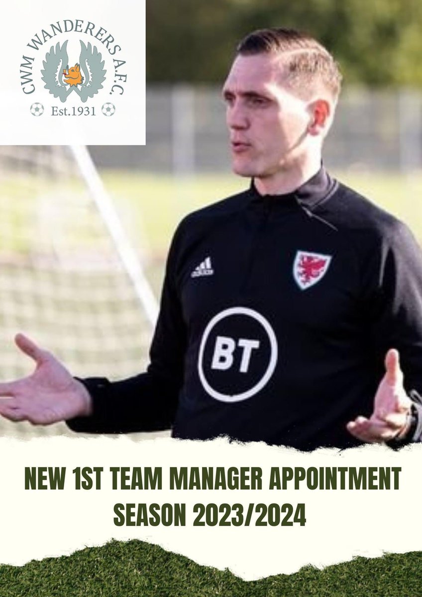 CLUB ANNOUNCEMENT 

We are delighted to announce the appointment of <a href="/mark_murison/">Mark Murison</a> as our 1st Team Manager for next season.
Mark shares our Welsh league ambitions and has a wealth of experience. Welcome to the team Mark, we can’t wait to get started ⚽️⚽️⚽️
#UPPACWM
