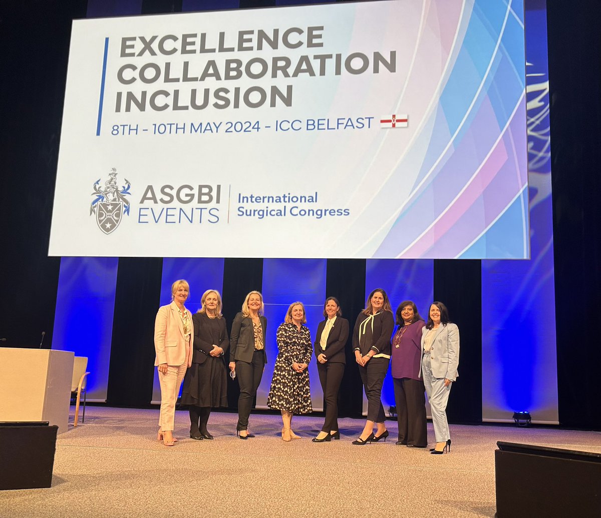 A powerhouse of inspirational female leadership sharing the stage today at #ASGBI2023 #Excellence #Collaboration #inclusion