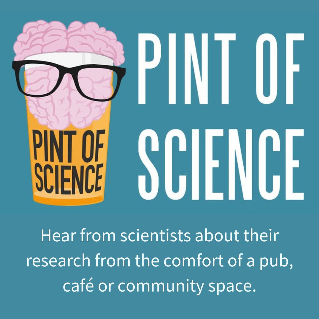 The full rundown of our Pint of Science events can be found here 👉pintofscience.co.uk/events/coventry Events are happening @warwickarts and Twisted Barrel in Coventry and @1millstreet in Leamington on Monday, Tuesday and Wednesday!!