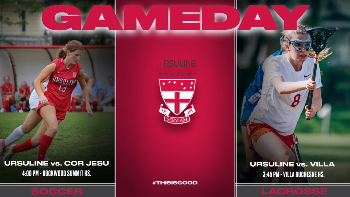 Post-Season GAMEDAY! Both Lacrosse and Soccer are playing to advance in their post-season tournaments. Let's go, BEARS! 🥍⚽🐻 #ursulineathletics #thisisgood