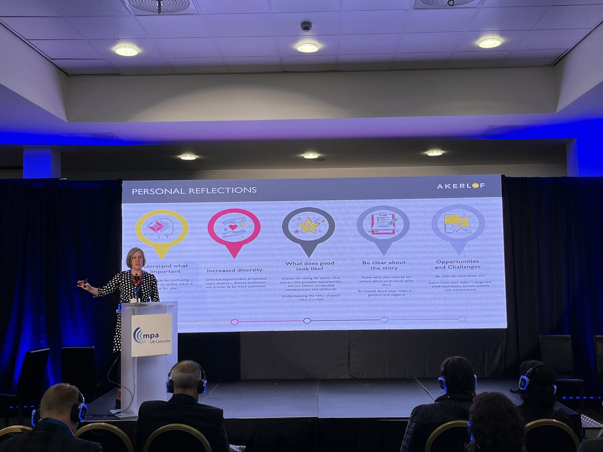 Some important actions for MPA on social value provided by Penny Andersen from Akerlof