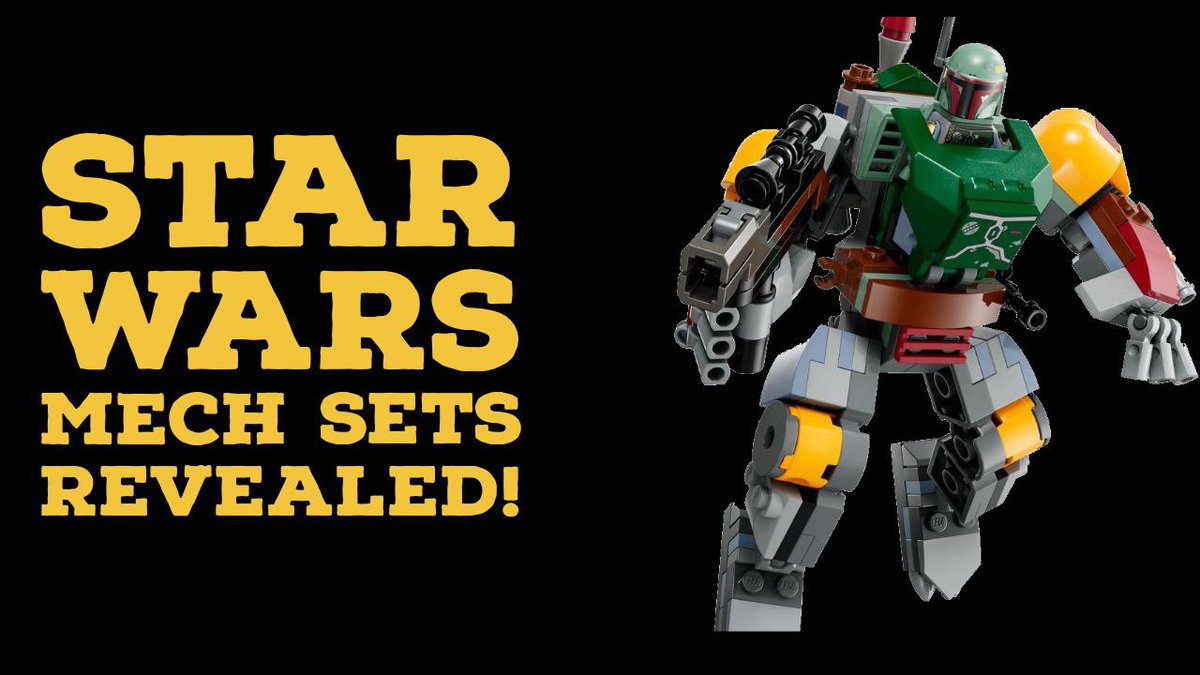 Star Wars mech sets revealed! #brickingnews youtu.be/zqaCJpdr7K8 via @YouTube