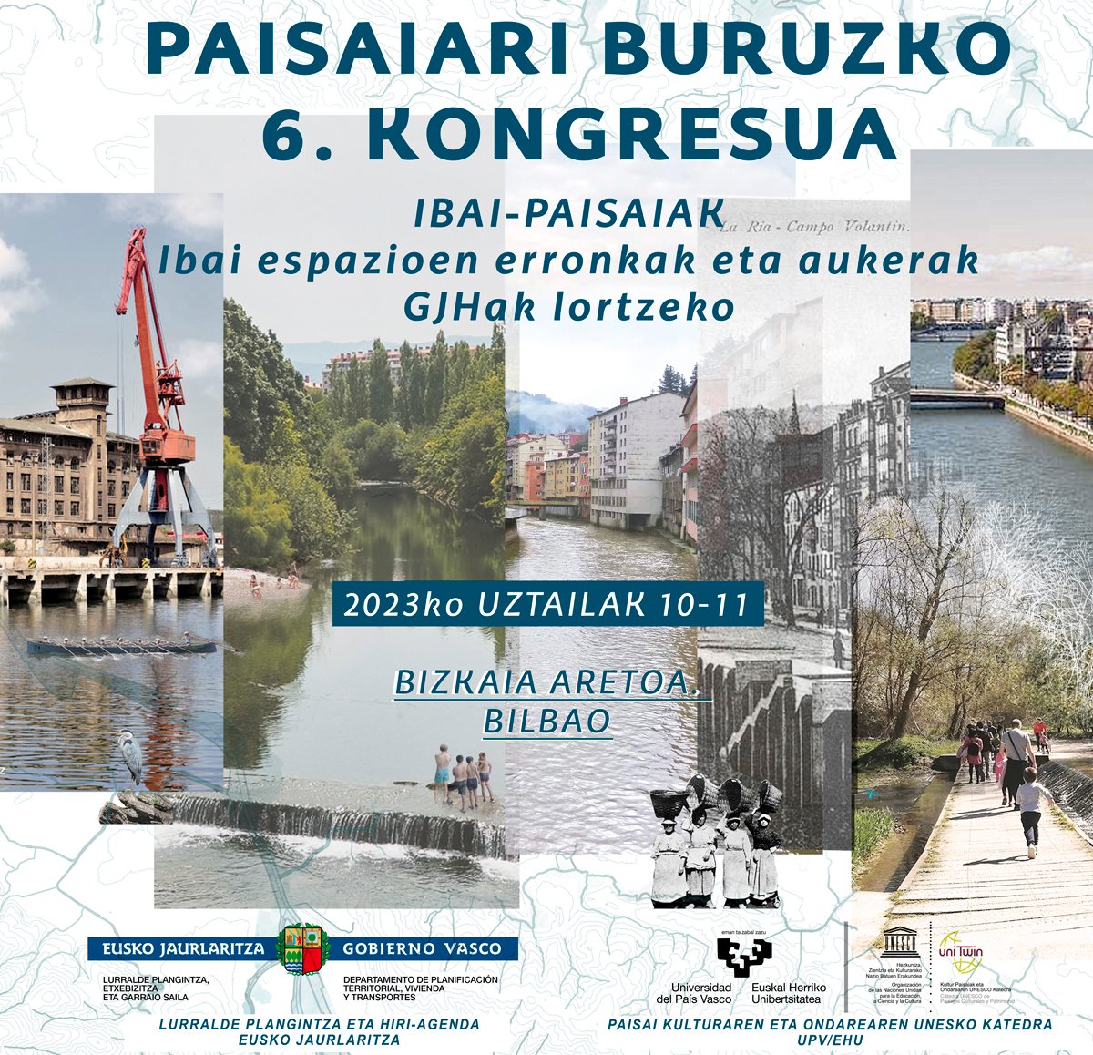 Uztailaren 10 eta 11n Bilbon egingo den IBAI PAISAIEI buruzko KongresurakoMATRIKULA eta KO MUNIKAZIOETARAKO DEIA ZABALIK! ITXAROTEN ZAITUZTEGU!
catedraunesco.eu/eu/berriak/kon…