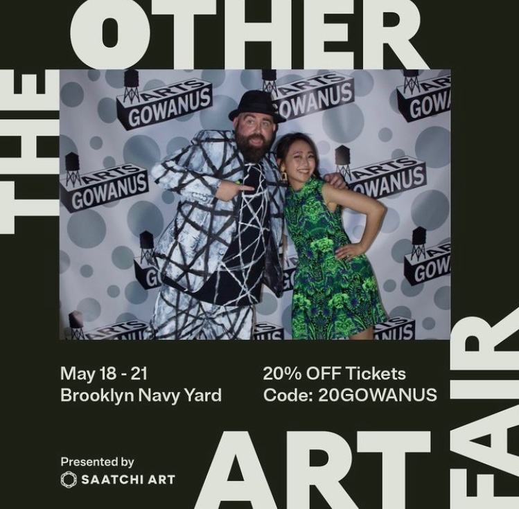ArtsGowanus's tweet photo. Visit us at The Other Art Fair this weekend, May 18-21, at the @BklynNavyYard where we will present "Everything Will Be Ok" by Juri Rhyu. Use the code 20GOWANUS to receive 20% off tickets. We hope to see you there! #artsgowanus #keepgowanuscreative @theotherartfair https://t.co/E0OL9j0nhB