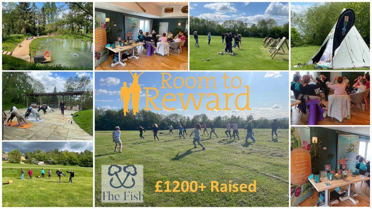Thank you to everyone - the wonderful instructors and supporters, the team at @FarncombeEstate , everyone who bought a ticket - who made our Relax to Reward event at the stunning @TheFishHotel on Monday possible. Overall, we raised over £1200. Pics&More- bit.ly/43aVBOT