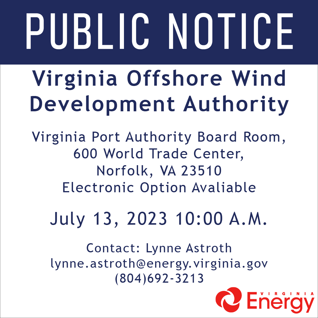 For more information: townhall.virginia.gov/l/ViewMeeting.… #VirginiaEnergy #PublicNotice