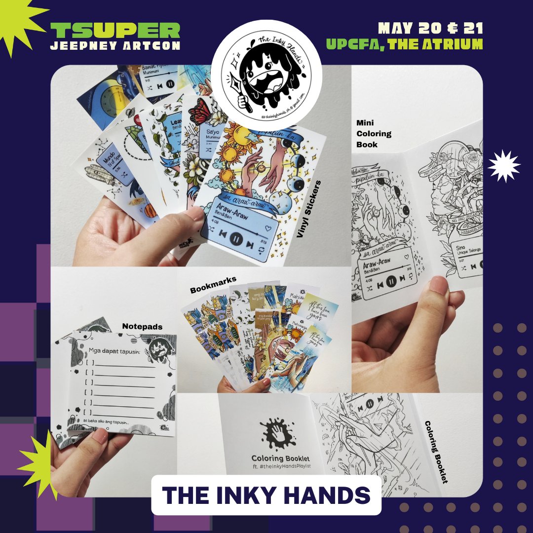 🚦The Inky Hands🚦

IG: <a href="/theinkyhands/">TheInkyHands @ #Paskomiket</a>
TWT: <a href="/theinkyhandsph/">The Inky Hands PH</a> 

A night owl who prefers to create art than to sleep.

----
TsuperCon 2023
10:00AM - 5:00PM
May 20-21, 2023