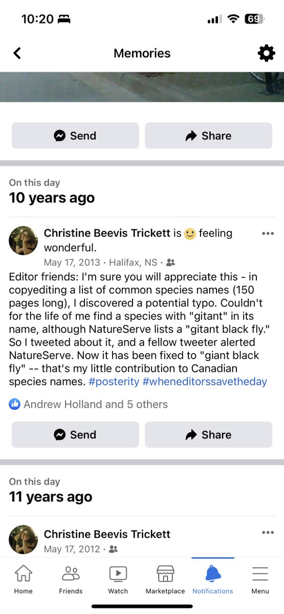 Ceebie_NCC's tweet image. Throwback to the time, 10 years ago, when I helped fix an errant typo in NatureServe. So long, gitant black fly... #editorsatwork #amediting