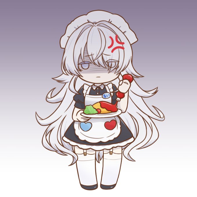 「ketchup maid apron」 illustration images(Latest)