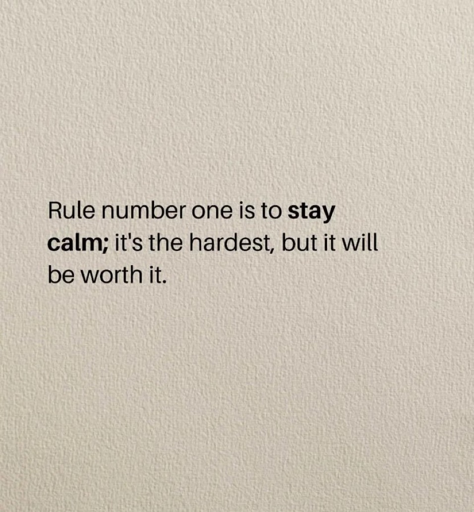 7 tricks to master the art of not caring + staying calm:

1.