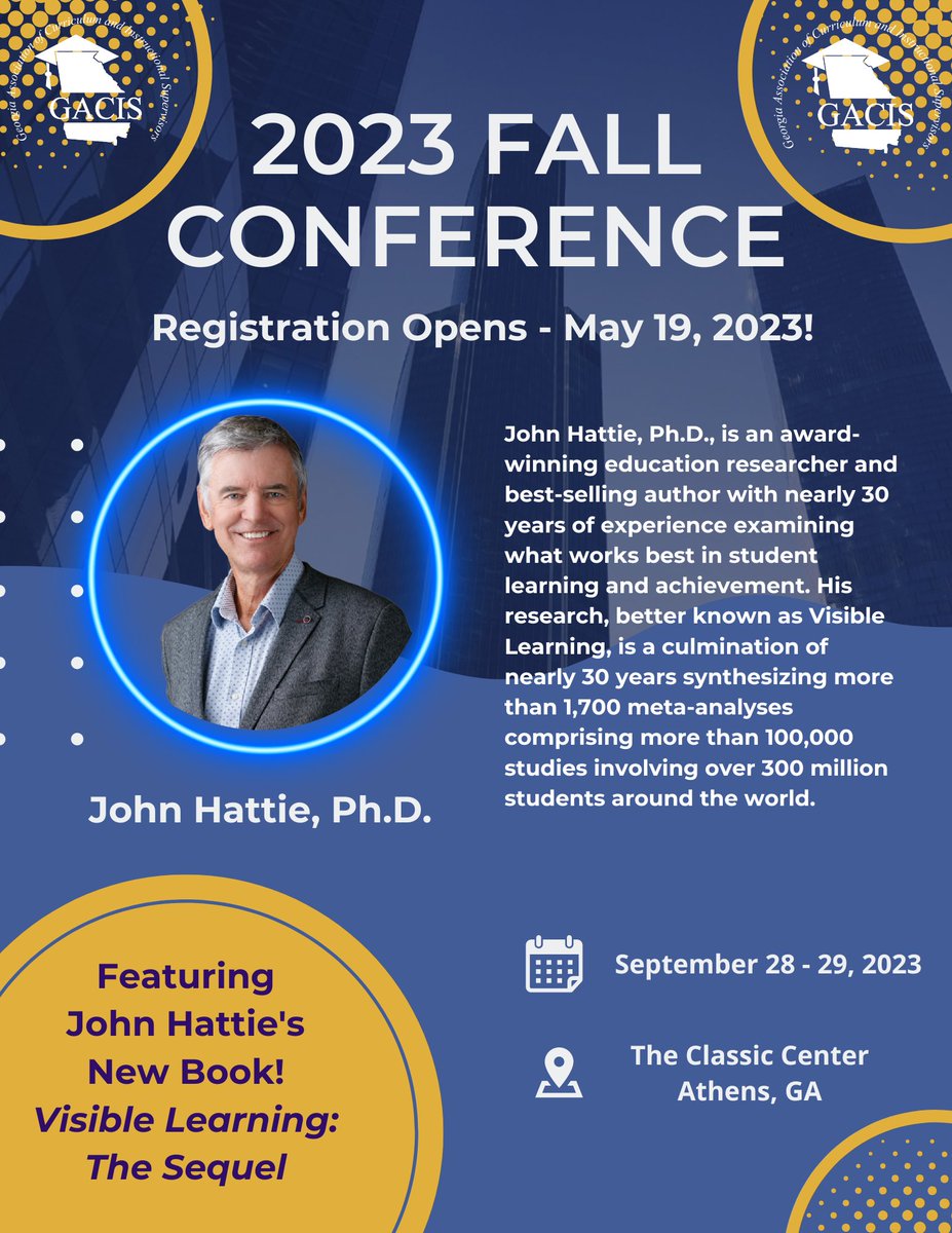 GACIS 2023 Fall Conference Registration Opens Tomorrow!