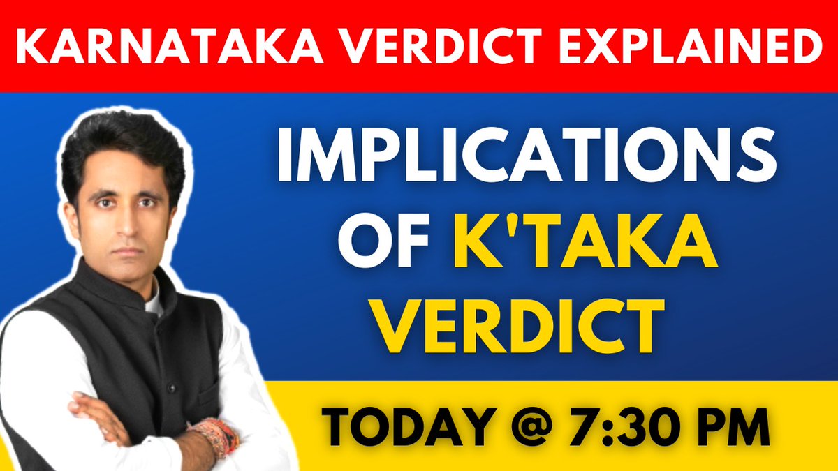 jankibaat1's tweet image. Why did Lingayats vote for Congress?

Pradeep Bhandari explains in tonight's episode of 'Elections Ki Baat, Pradeep Bhandari Ke Sath' at 7.30 pm - youtu.be/htZSBOFRd-Q

#electionswithpradeep @pradip103 #KarnatakaElections #KarnatakaAssemblyElection2023 
#Congress