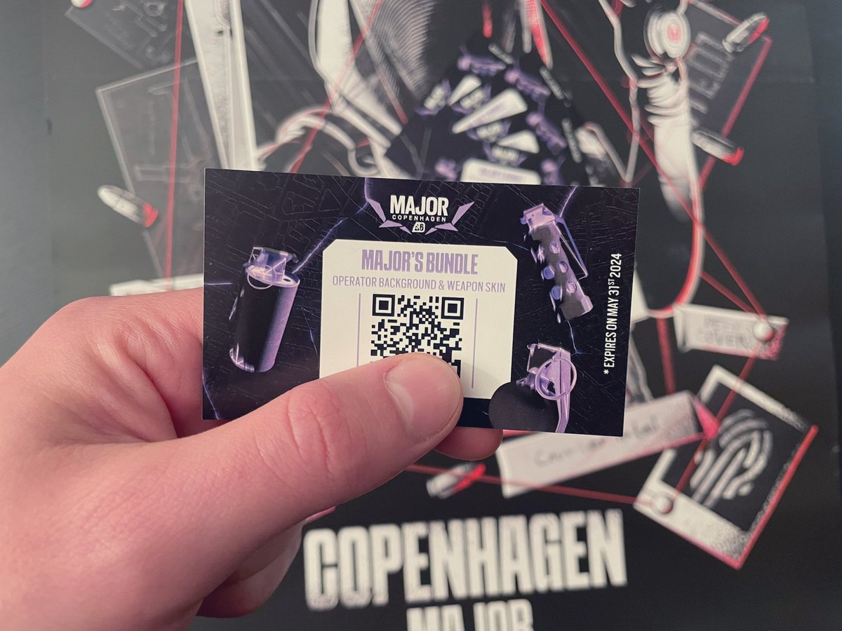 James Stewart (@devmartajames) on Twitter photo Who wants some some skins and card backgrounds? #SixMajor
Clinically proven to make you the coolest kid at your school / workplace / mumβs basement.
To enter β‘οΈ Follow + Like + RT
Extra entry β‘οΈ Share your best <a href="/R6esports/">Rainbow Six Esports</a> memory in the comments Who wants some some skins and card backgrounds? #SixMajor
Clinically proven to make you the coolest kid at your school / workplace / mumβs basement.
To enter β‘οΈ Follow + Like + RT
Extra entry β‘οΈ Share your best <a href="/R6esports/">Rainbow Six Esports</a> memory in the comments