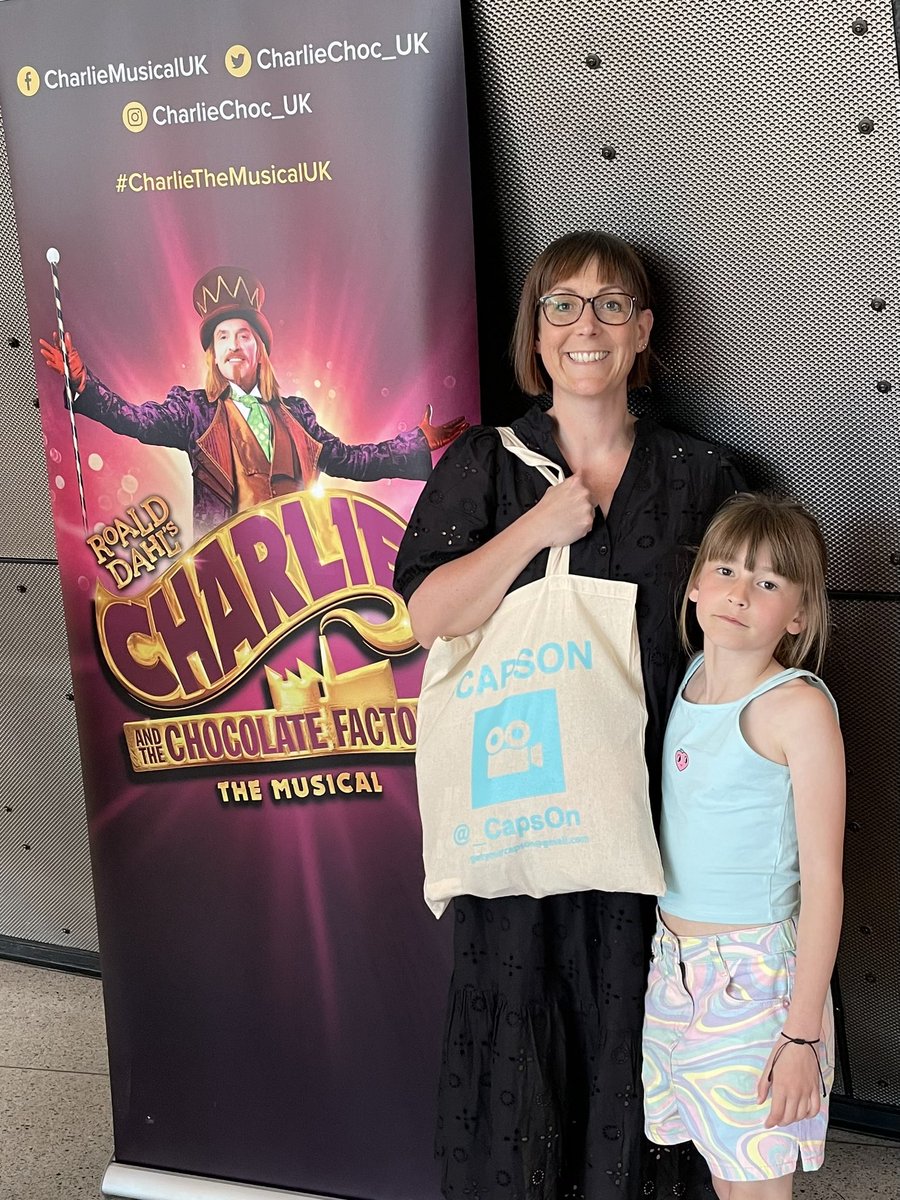 MissDaviesArt's tweet image. Dottie and I are so excited to be @theCentre to watch Charlie A&amp;amp;E the Chocolate Factory. @_CapsOn #CAPSON