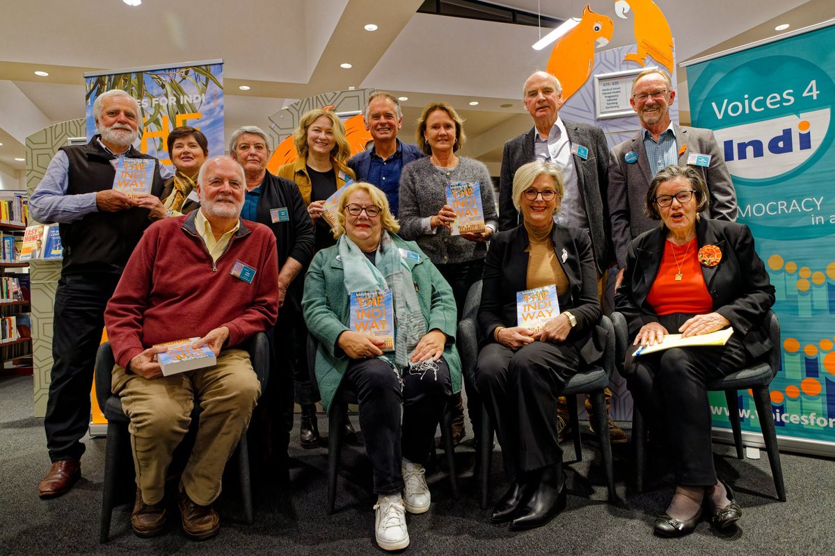 <a href="/voicesforindi/">Voices for Indi</a> story began in 2012 in a back room of the Wangaratta Library. No better place to celebrate my 4th anniversary as Member for Indi than back at the scene with some 'Voices for' legends at the Wangaratta launch of our ripping yarn 'The Indi Way'. Pic <a href="/Jansant/">jansant</a>