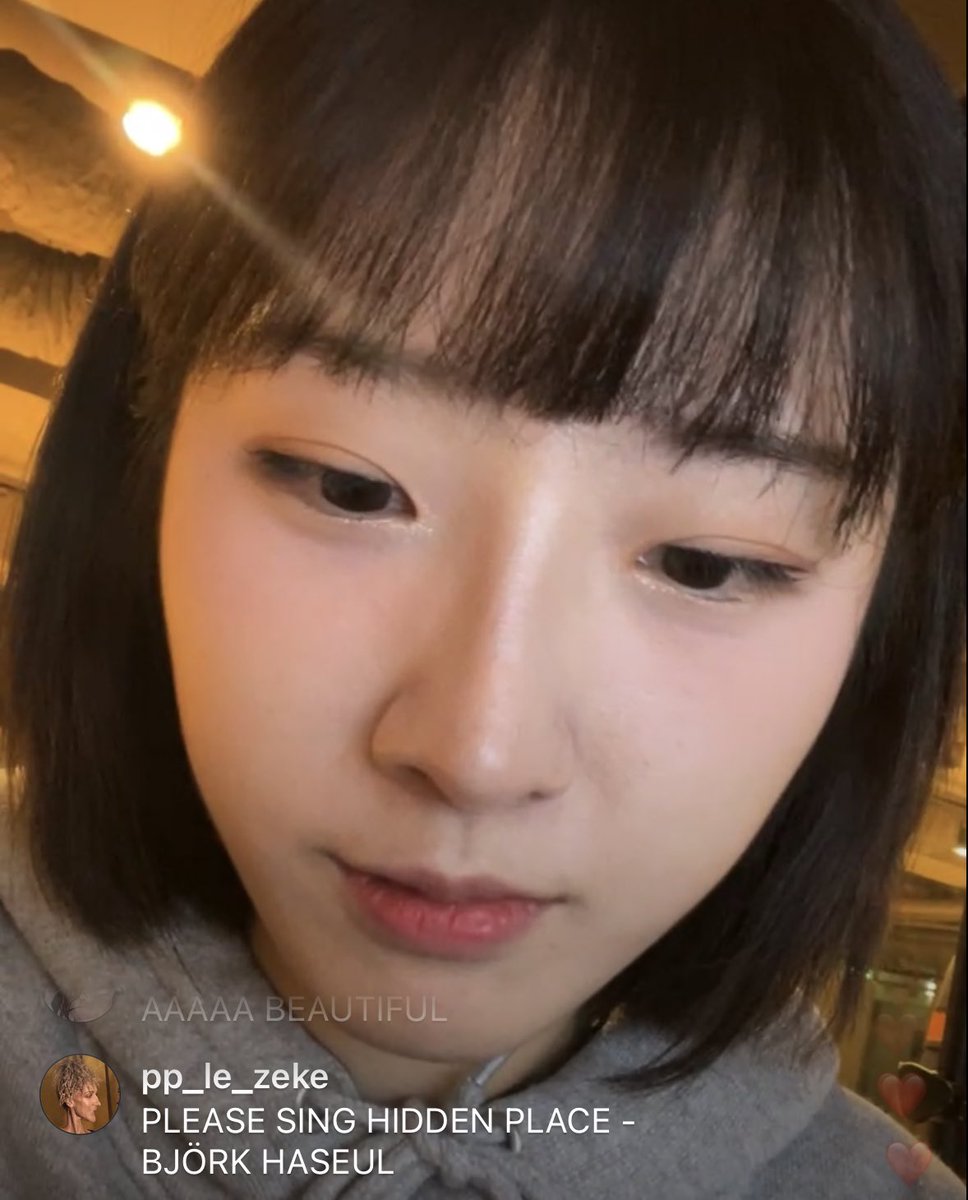 vampirejinsoul's tweet photo. PLEASE SING HIDDEN PLACE - BJÖRK HASEUL https://t.co/HDeZH0YHtx