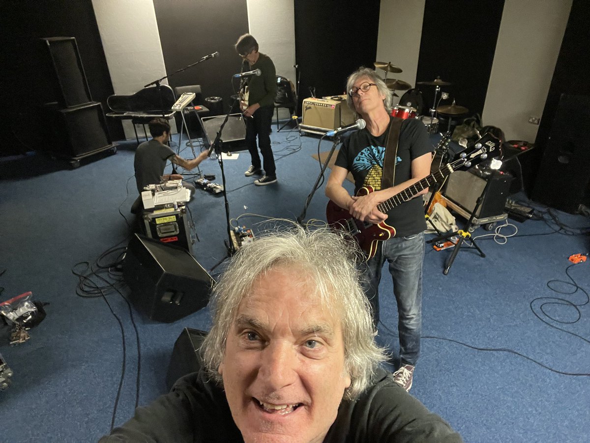 MayePrivatRealm's tweet photo. @thelongryders now at @johnhenrysltd rehearsing for upcoming 🎸🥁🎤tour with @AutumnSaints and @fairlinesmusic Murry from @Old97s on bass doing a fine job, Diego from @OtisTours tour🚚 managing. Life is Good. See you at a gig❗️ https://t.co/2u2VRxrTVH