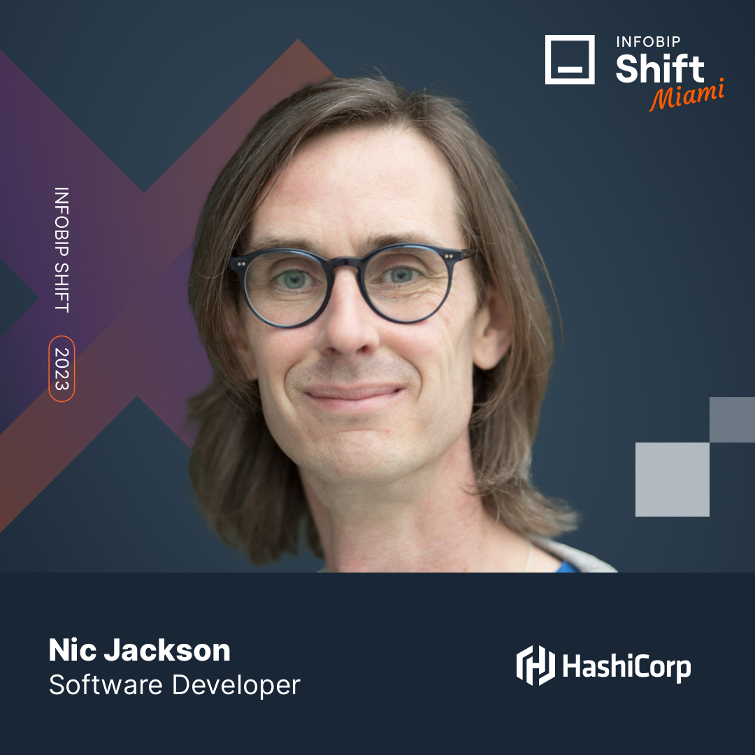 Infobip's tweet photo. What is #WebAssembly, and why should you care?

@HashiCorp Developer Advocate @sheriffjackson will reveal the concepts and limitations of WebAssembly and #WASI during his session at #ShiftMiami. 👀
https://t.co/dq0ivm2ZRy 
@InfobipShift #WorldsConnected https://t.co/DFw571xUKO