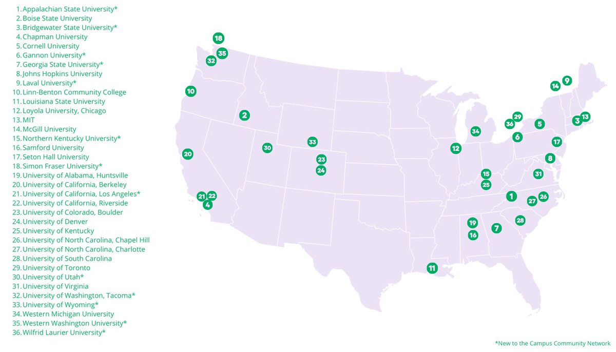 We're thrilled to welcome 13 new Campus Communities to our growing Network. “Our expanding program signals real hunger in higher education for authentic community, tenacious thought, and a return to first principles on campus,” said @kylesebvitale heterodoxacademy.org/hxannouncement…