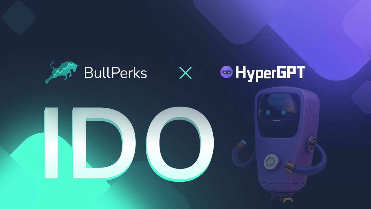 bullperks's tweet photo. 🐂 Dear Crypto Bulls,

🤖 @hypergpt #IDO is here — A marketplace for all AI solutions and seamless SDK where you can access integrated AI solutions! 

🚀 HyperGPT is committed to delivering #AI solutions that enhance your business's performance and improve your customer experience. #HyperGPT is dedicated to delivering cutting-edge technology and exceptional customer service, ensuring you get the most out of platform.

[Deal Details]
💎 Ticker: $HGPT
💲 Token Price: $0.008
📅 IDO Date: June 9
💰 Allocation: $150,000
🌐 Network: @BNBCHAIN 🔸
🎒 Vesting: 15% at TGE, no cliff, 8 months linear

📣 Stay even more up-to-date by following our social media channels for exciting news!

🔒 HyperGPT IDO deal is subject to the new BullPerks self-regulation policy for a safe lDO launch.

#BullPerks #BullStarter $BLP #HyperGPT $HGPT #IDO