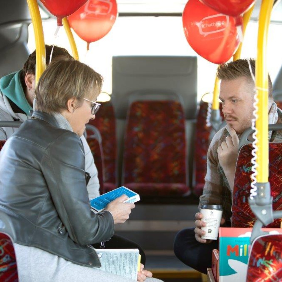 konectbuses's tweet photo. 📣🚌 This #MentalHealthAwarenessWeek, learn why our #ChattyBus initiative, is so important!
It's because it...
1️⃣ Starts conversations that matter
2️⃣ Tackles loneliness
3️⃣ Celebrates diversity
4️⃣ Creates lasting impacts
https://t.co/iI9sJO5bmN https://t.co/E1k7WXC4Vw