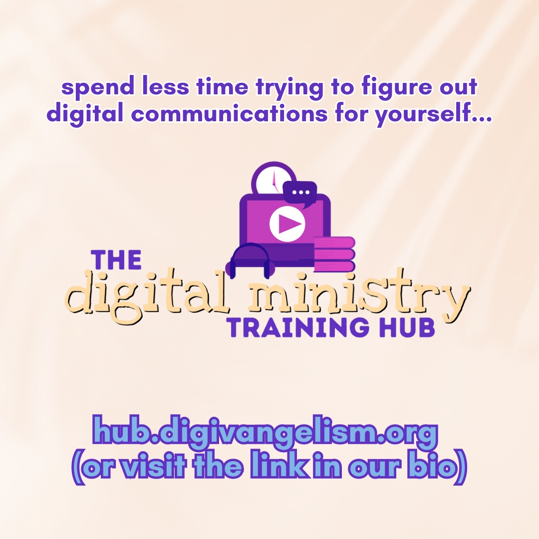 more questions = more trainings.

we love being here for you. 

keep 'em coming! 💜
⁠
#digitalministry #nonprofitmarketing #digitalpastor #churchcommunications #churchcomms