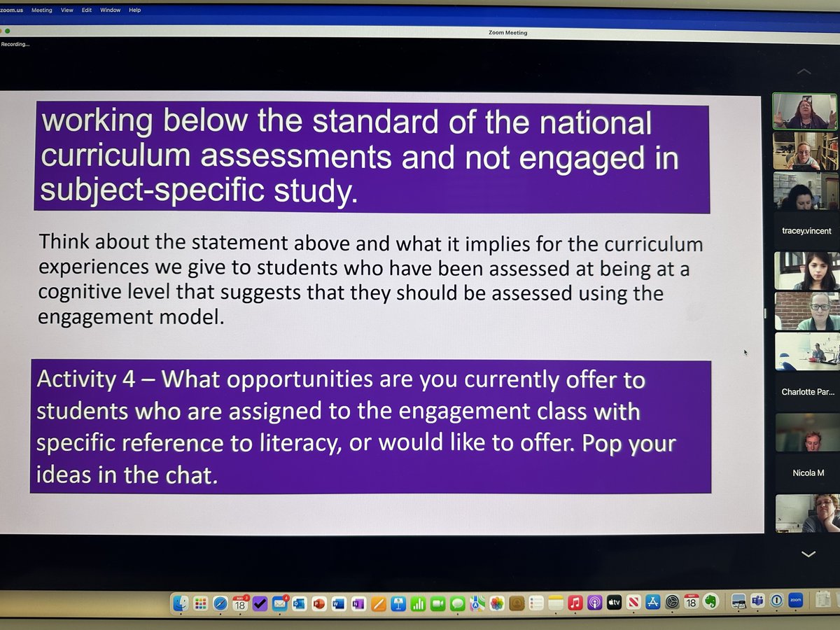 TeachUsToo's tweet image. So many great ideas shared in today&apos;s first session of Incorporating Literacy into the Engagement Model with Marion Stanton of @CandleAAC.  #LiteracyForAll #EngagementModel